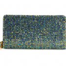 Deux Lux Wallet SparkleTwiggie Rhinestone Zip Around in 5 Colors -NWT-RP:$122