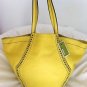 orYANY Alexandra AX034 Large Leather Tote Bag in Citrus Yellow -NWT-SRP:$385.00