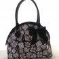 BETSEY JOHNSON GEM DANDY DOME SATCHEL HAND BAG IN BLACK SRP: $98-NWT