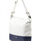 Badgley Mischka Handbag Nadia Nappa Shine Hobo in Blue or Brown-NWT- SRP: $395
