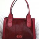 FOSSIL Vintage Reissue Top Zip Satchel Shoulder Bag in Cranberry-NWT-RP: $248