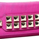 Betsey Johnson Stud Muffin Too Clutch Shoulder Bag Oyster/Hibiscus-NWT-SRP:$88