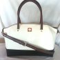 Kate Spade New York Kingsbury Park Large Catalina Bag Ice/Black-NWT: RP:$395