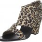 Anyi Lu Couture Comfort 'Electra' Sandal in Ivory Leopard Suede Size 39.5-NWT
