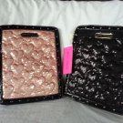 Betsey Johnson Handbag Sequined iPad/Ereader Case/Sleeve Blush, Black-NWT-RP:$68