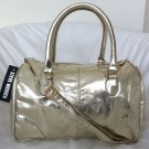 Steve Madden BREFLECTIVE Satchel/Small Duffle Bag in Gold or Silver-NWT-RP: $78