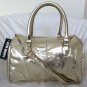 Steve Madden BREFLECTIVE Satchel/Small Duffle Bag in Gold or Silver-NWT-RP: $78