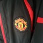 Manchester United Official Full Zip Men's Black Windbreaker Jacket Size XL-NWT