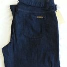 Michael Kors Wide-Leg Denim Trouser in Indigo Wash Size 10-NWT-RP: $125