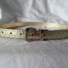 Michael Kors Leather Reversible  Monogram Metallic Gold S, M-NWT-SRP :$48