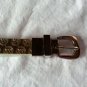 Michael Kors Leather Reversible  Monogram Metallic Gold S, M-NWT-SRP :$48