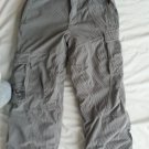 Obermeyer Grey Cord Ski or Snowboard Pants Junior's Size 12 Extended Wear System