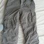 Obermeyer Grey Cord Ski or Snowboard Pants Junior's Size 12 Extended Wear System