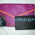 CYNTHIA ROWLEY Leather Envelope Convertible Shoulder/Crossbody Fuschia Pink-NWT