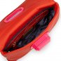 Deux Lux Handbag-Jules Neon Turn-Lock Clutch Bag Orange/Pink, White/Yellow NWOT