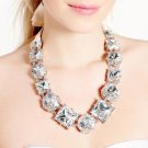 kate spade jewelry clear crystal kaleidoscope bridal necklace-NWT-RP: $298