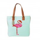 Betsey Johnson Handbags Pink Flamingo Cut It Out Tote Bag in Gumby-NWT-RP: $88