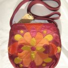 Lucky Brand Patch Crossbody Bag Purse in Tropical Berry - NWT - SRP $129.00
