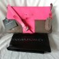Cynthia Rowley Leather Crossbody/Clutch Bag in Chocolate Brown & Neon Pink - NWT
