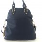 EMMA FOX Leather Classics Tote/Crossbody Bag in Ultramarine Blue-NWT-SRP:$298.00