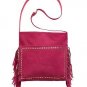 Steve Madden Suede BMANTRA Fringe Crossbody Bag in Fuchsia Pink-NWT-SRP:$128