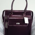 Badgley Mischka Angela Wool/Python Leather Tote/Shoulder Bag-NWT-RP: $398