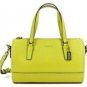 Alberta DiCanio Handbags Hinged-Frame Patent Leather Satchel Bag in Caramel-NWT