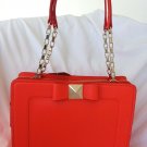Kate Spade New York Leather Bow Terrace Monroe Bag in Maraschino-NWT: SRP:$398