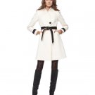 Badgley Mischka Sasha Cashmere Blend Coat in Off White Size XL-NWT-RP: $650