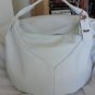 Tano Leather Forbidden Fruit Hobo Bag/Shoulder Bag Purse in White-NWT-SRP:$195