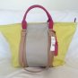 Steve Madden Canvas BCAICOSS Large Tote in Citron Yellow-NWT-SRP:$98