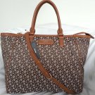 DKNY DONNA KARAN Town & Country Tote/Shoulder Bag in Caramel