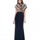 Badgley Mischka Cara Genuine Shearling/Suede Shrug in Taupe-NWT-RP: $995.00