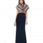 Badgley Mischka Cara Genuine Shearling/Suede Shrug in Taupe-NWT-RP: $995.00