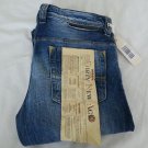 DIESEL DIRTY NEW AGE JEANS SAFADO REGULAR SLIM STRAIGHT W 28  x L 32 NWT