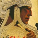 Santa Fe Railroad Chief Counted Cross Stitch - Aida 14