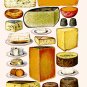 Cheese Collage Counted Cross Stitch - Aida 14 Count