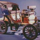 Vintage 1880s Car Counted Cross Stitch - Aida 14 Count