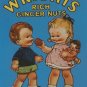 Vintage Wrights Ginger Nuts Ad Counted Cross Stitch - Aida 14 Count