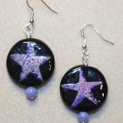 Purple N' Pink Starfish Earrings - Item #E345
