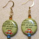 "Battle of Wits" Earrings - Item #E396