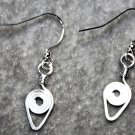 Silver Chevron Earrings - Item #E560