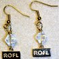 ROFL N' Crystal Earrings - Item #E628