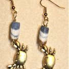 Ocean Crab Earrings, Design 20 - Item #E715