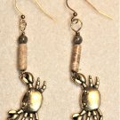 Ocean Crab Earrings, Design 22 - Item #E717