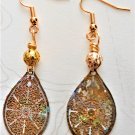Antique-Look Patina Earrings - Item #E827