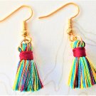Rainbow Tassel Earrings - Item #E830