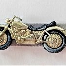Silver N' Black Motorcycle Bracelet - Item #CHBR93