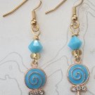 Blue Lollipop Earrings - Item #E990