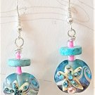 Lampwork Ocean Earrings - Item #EK103